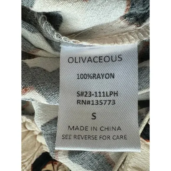 New ~ OLIVACEOUS ~ The Tenly Leopard Print Pull-on Lounge Pants Size S - Picture 5 of 7